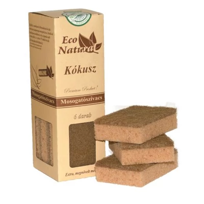 ECO Natural Kókusz mosogatószivacs 6 db 