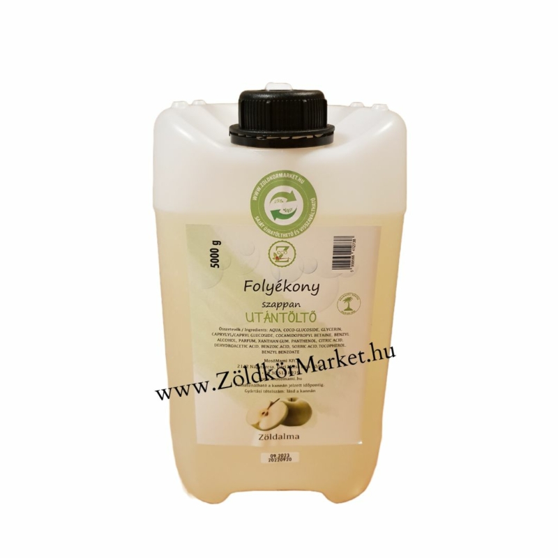 Zöldalma folyékony szappan Eco-Z 5 Liter